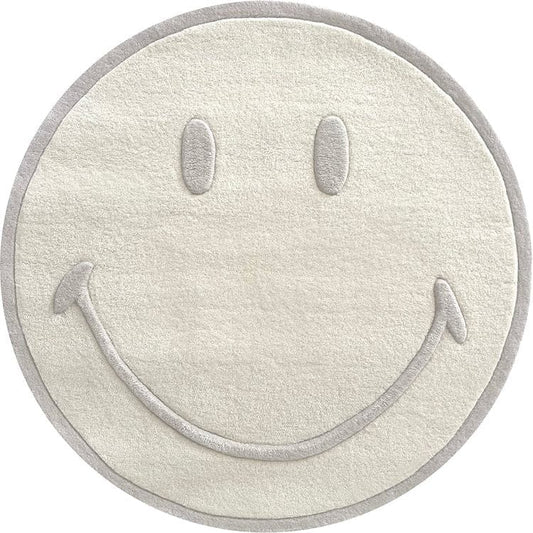 Maison Deux - Smiley Rug - White - Small - Room Decor