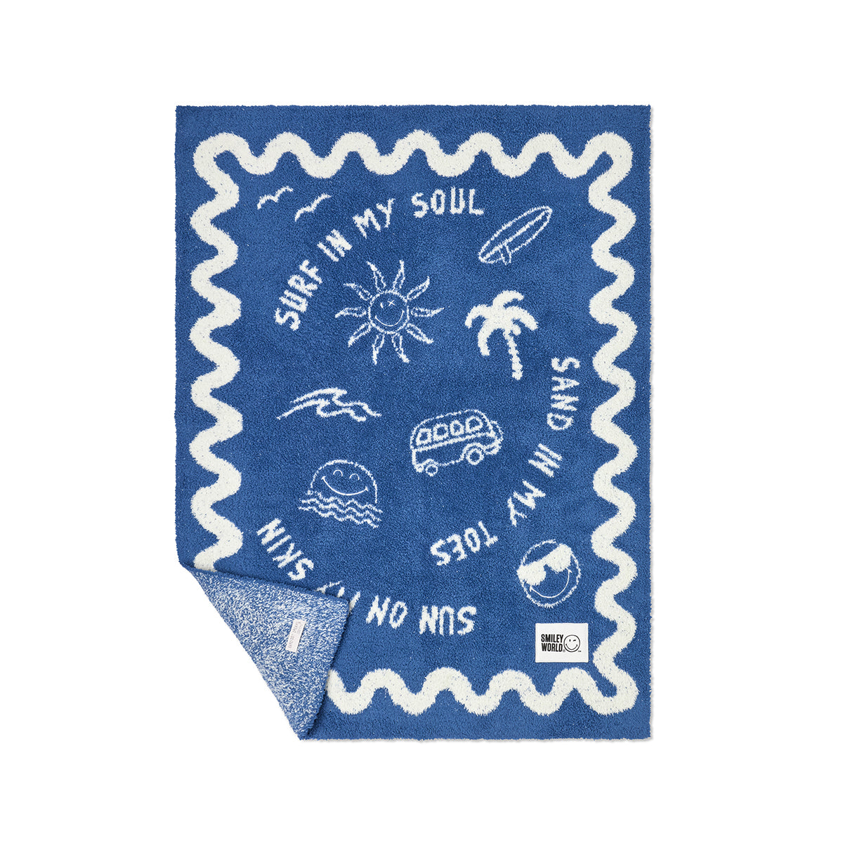 Barefoot Dreams - SmileyWorld Surf Stroller Blanket - Infants
