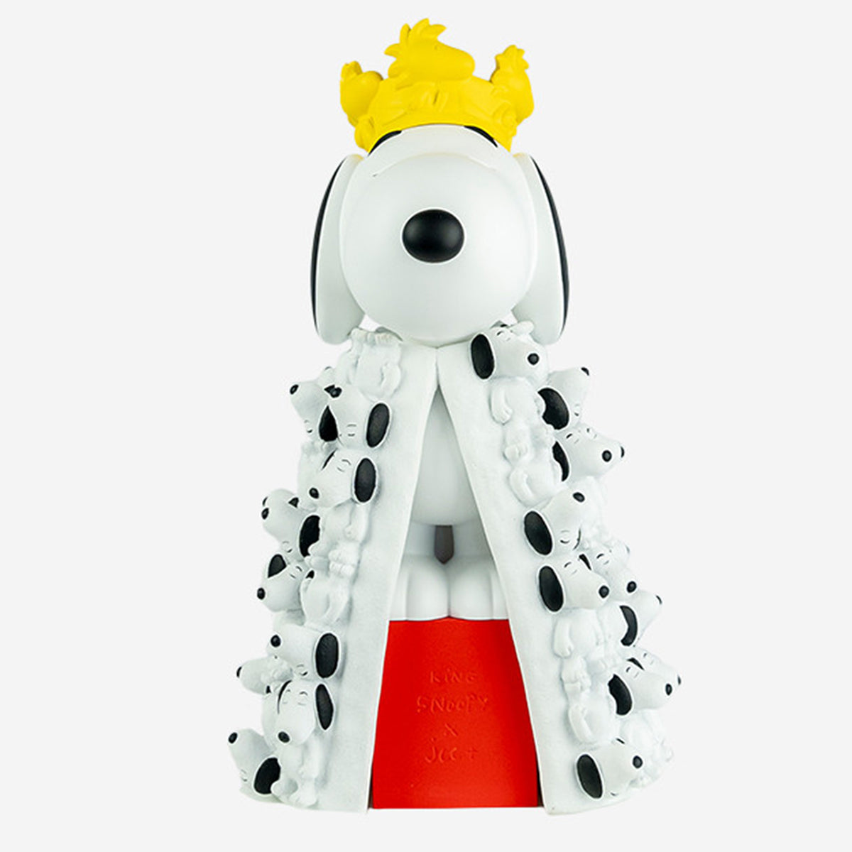 Leblon Delienne - Snoopy King Figure with Mini Snoopies on Cape & Woodstock Crown - 17" - Collectibles
