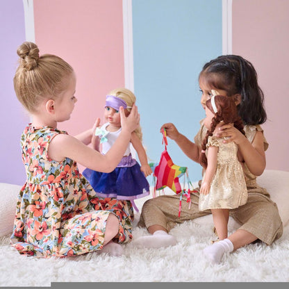 Teamson Kids - Sophia's 18'' Doll Piñata Birthday Party Outfit Set - Dolls