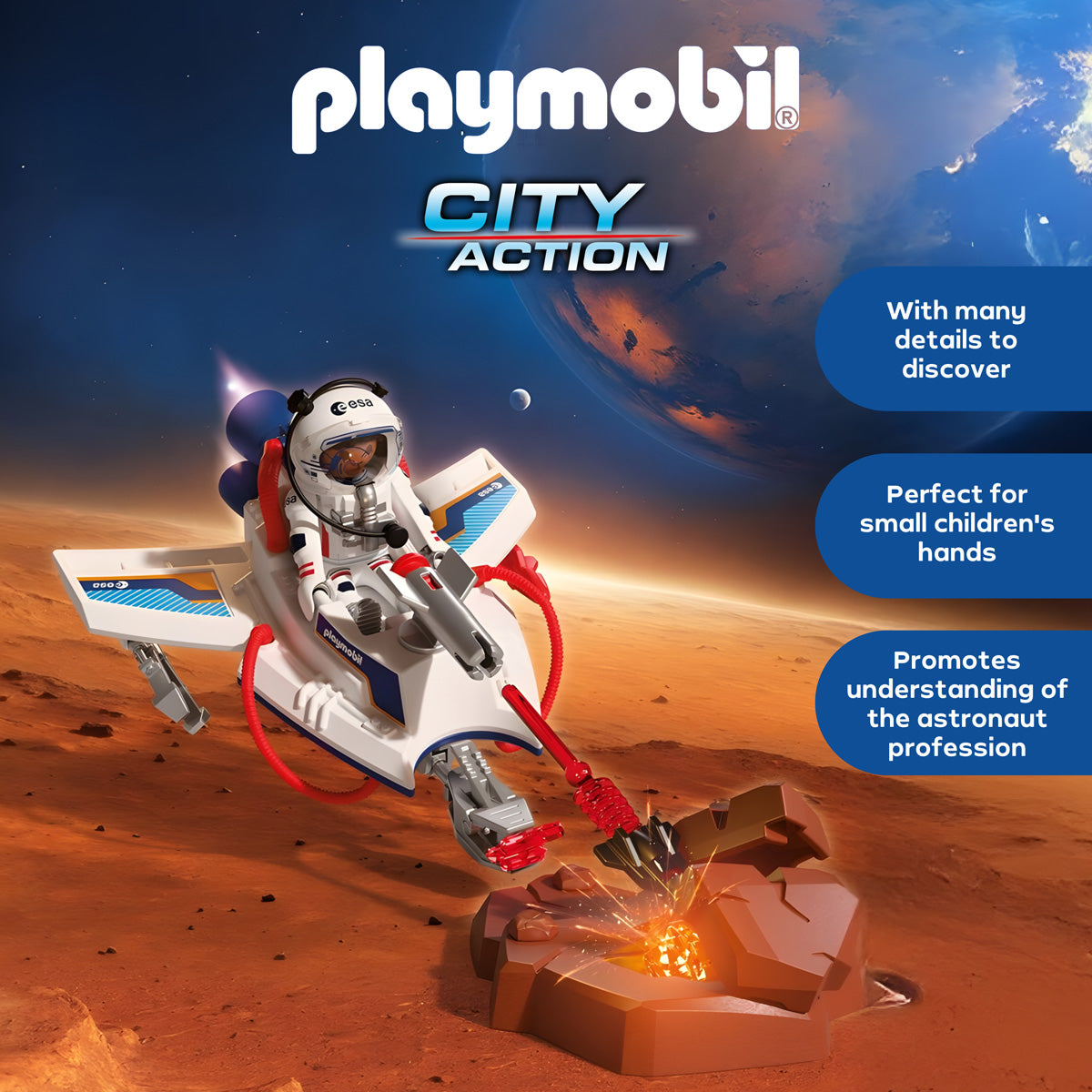 Playmobil - Space Glider Playset - Preschool