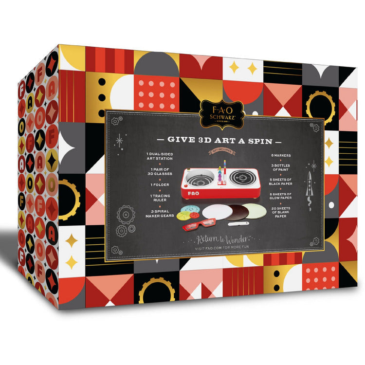 FAO Schwarz - Spin and Twist 3D Art Set - Creativity