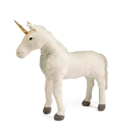 FAO Schwarz - Standing White Unicorn Plush - 31.5" - Plush