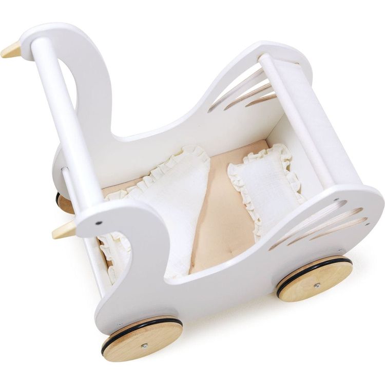 Tender Leaf Toys - Sweet Dreams Swan Doll Pram - Dolls