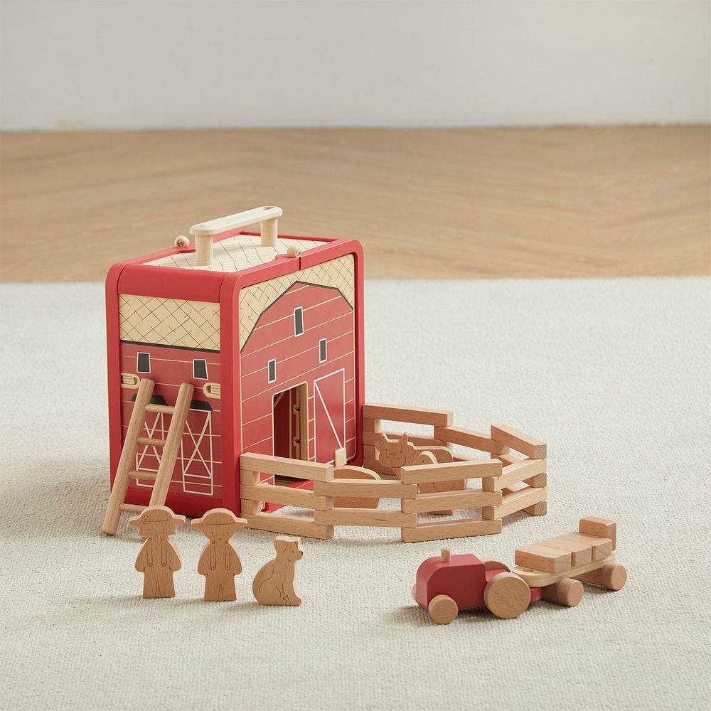 Wonder & Wise - Take With Me Farm Playset - Preschool