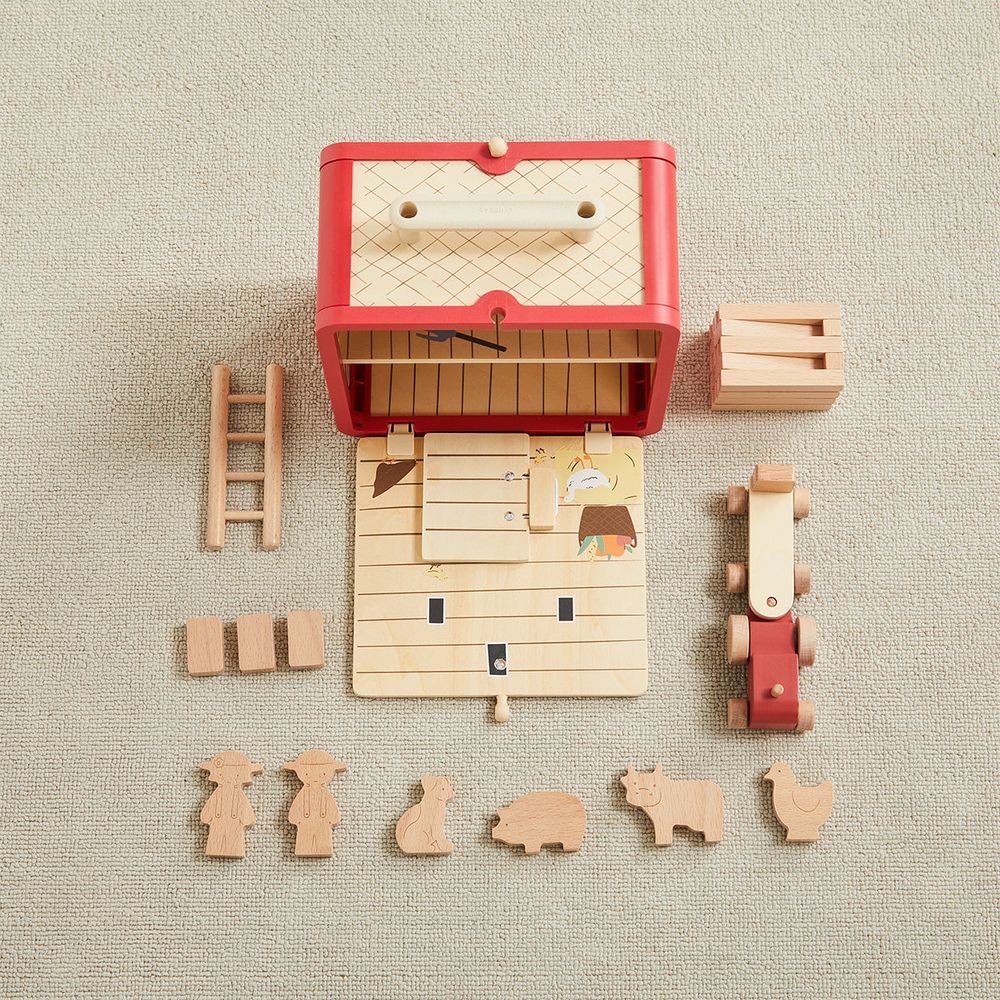 Wonder & Wise - Take With Me Farm Playset - Preschool
