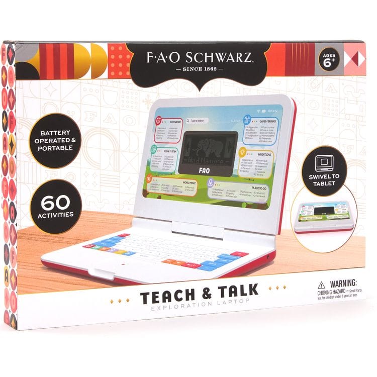 FAO Schwarz - Teach & Talk Exploration Laptop - STEM