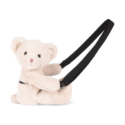 DouDou - Teddy Bear Plush Backpack - Ivory - Plush