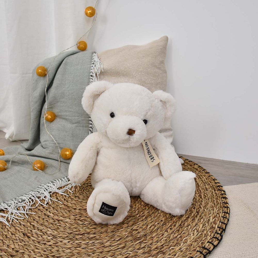 DouDou - Teddy Bear Plush - White - Plush
