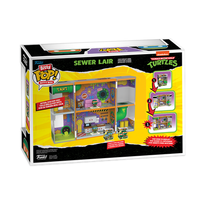 Funko - Teenage Mutant Ninja Turtles Bitty Pop! Bitty Box Sewer Lair - World of Funko