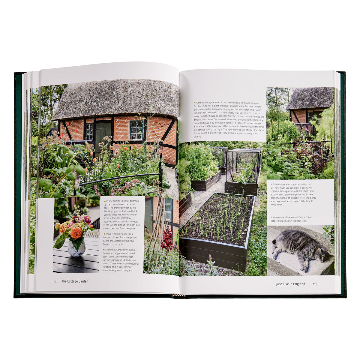 Graphic Image - The Cottage Garden Book Leather Edition - Books