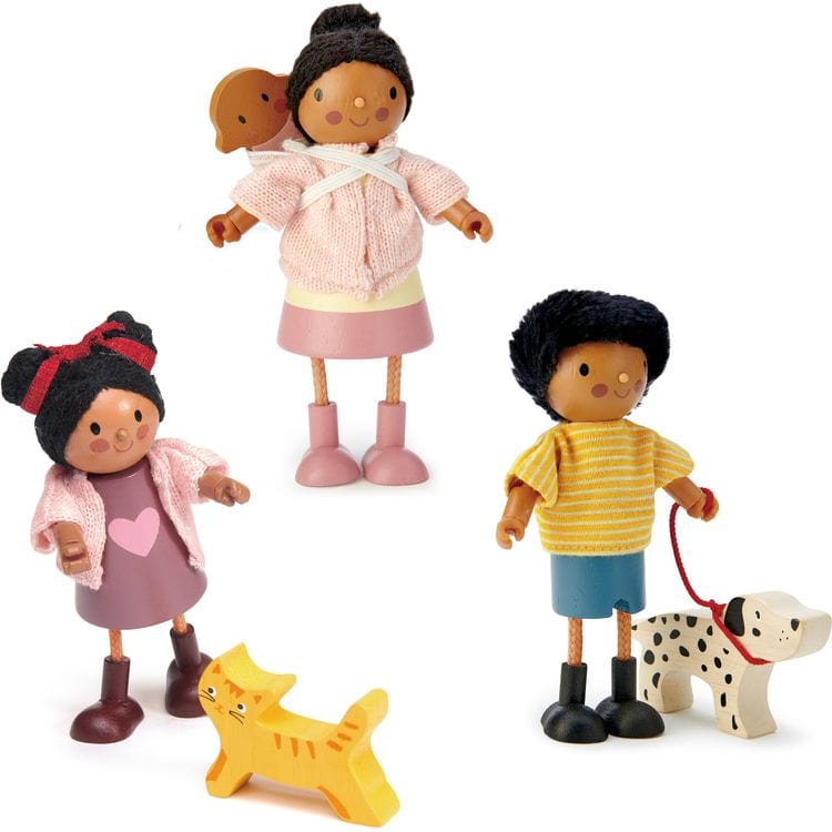 Tender Leaf Toys - The Forrester Family Wooden Dolls - Preschool