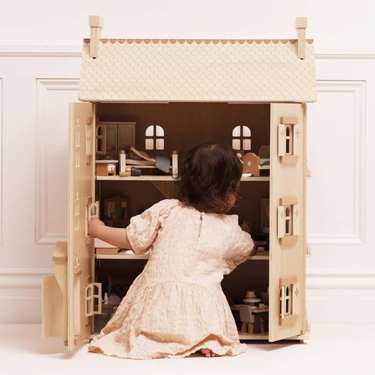 Le Toy Van - The Grand Natural Wood Doll House - Dolls