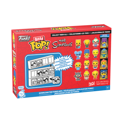 Funko - The Simpsons Bitty Pop! The Simpsons 4-Pack Series 2 - World of Funko
