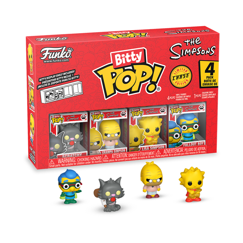 Funko - The Simpsons Bitty Pop! The Simpsons 4-Pack Series 4 - World of Funko