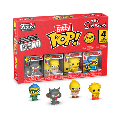 Funko - The Simpsons Bitty Pop! The Simpsons 4-Pack Series 4 - World of Funko