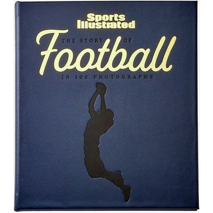 Graphic Image - "The Story of Football in 100 Photographs" Book by Sports Illustrated - Navy - Books
