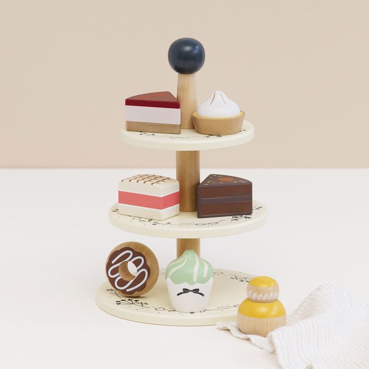 Le Toy Van - Three Tier Patisserie Cake Stand - Preschool