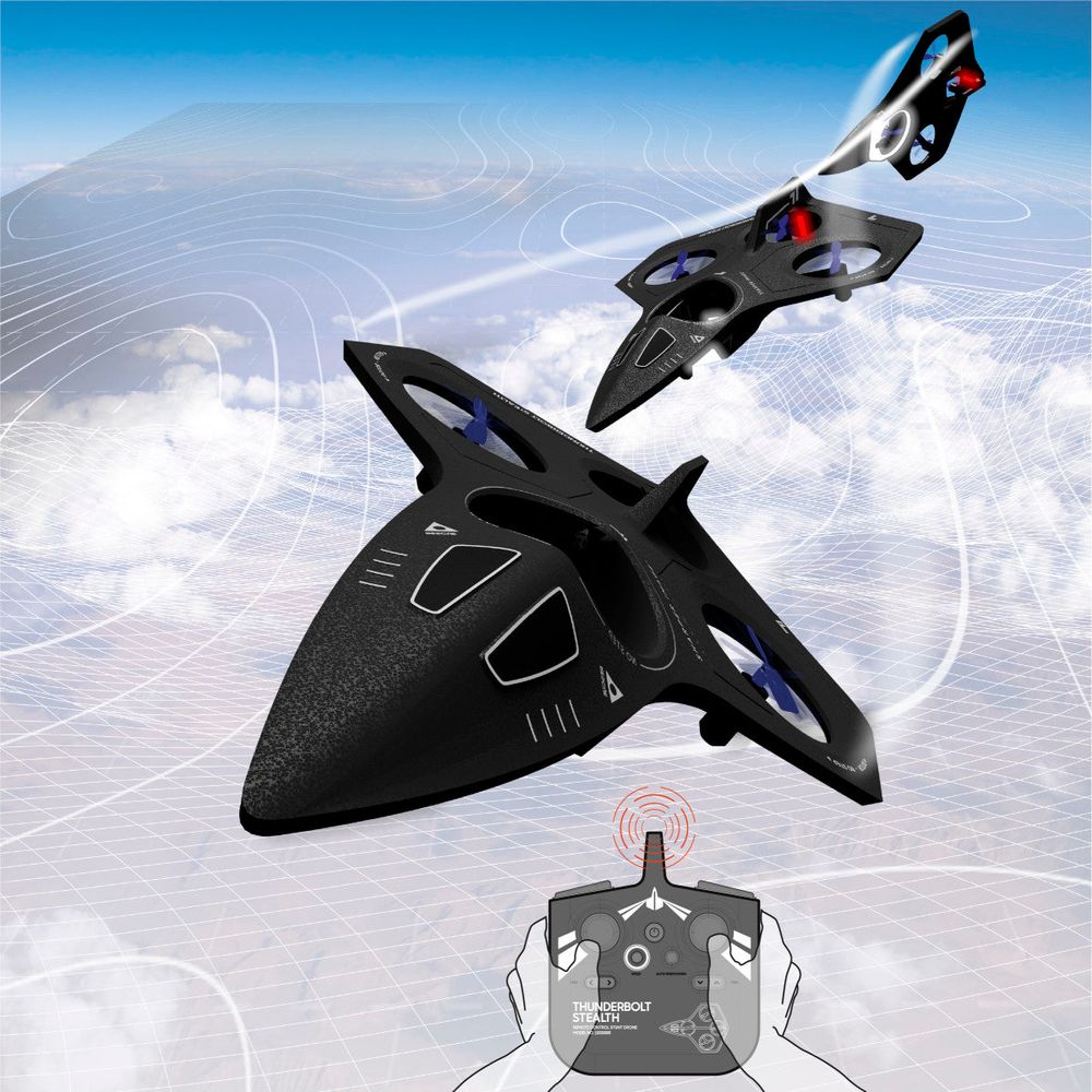 Sharper Image - Thunderbolt Stealth Drone - Vehicles
