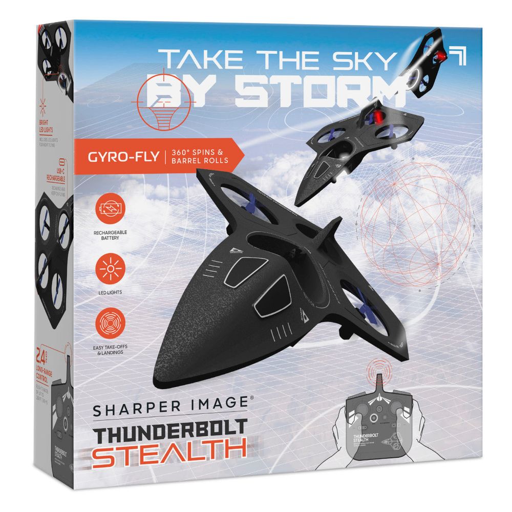 Sharper Image - Thunderbolt Stealth Drone - Vehicles