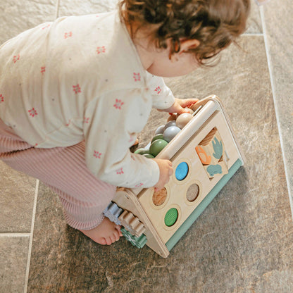 Wonder & Wise - Tiny Triangle Wood Activity Toy - Infants