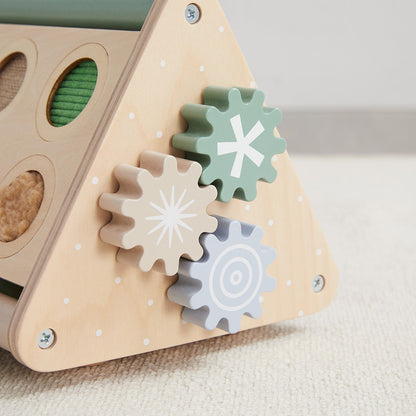 Wonder & Wise - Tiny Triangle Wood Activity Toy - Infants