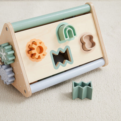 Wonder & Wise - Tiny Triangle Wood Activity Toy - Infants
