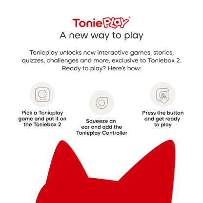 Tonies - Tonies Disney Winnie the Pooh Toniebox 2 Play Set - Sunset Red - Electronics