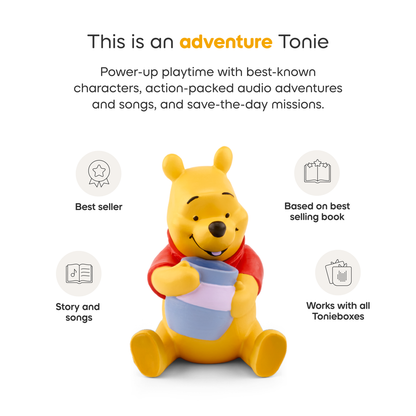 Tonies - Tonies Disney Winnie the Pooh Toniebox 2 Play Set - Sunset Red - Electronics