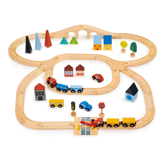 Mentari - Town Train Set - Preschool