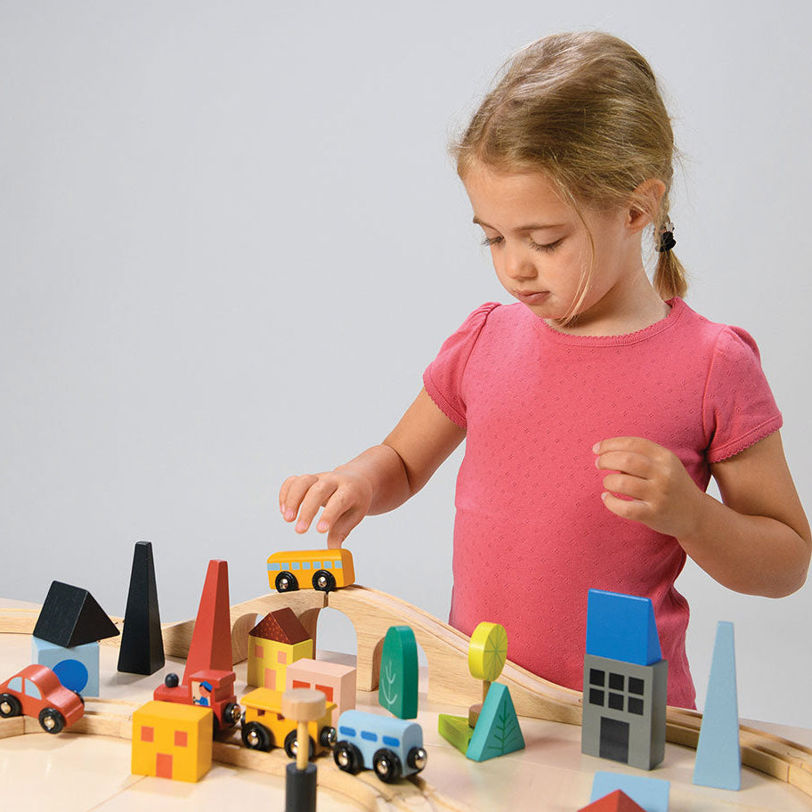 Mentari - Town Train Set - Preschool