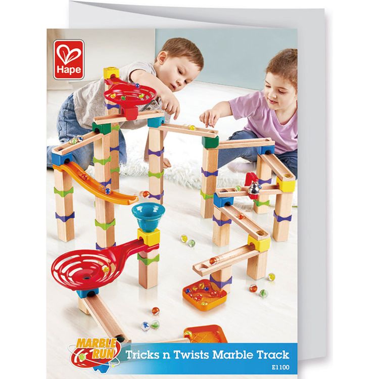 Hape - Tricks N Twists Marble Track - Preschool