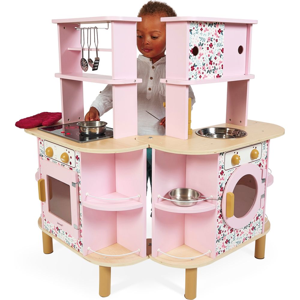 Janod - Twist Cooker Expanding Kitchen - Preschool