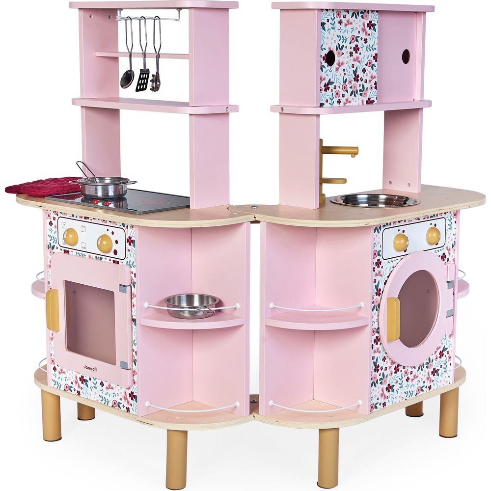Janod - Twist Cooker Expanding Kitchen - Preschool