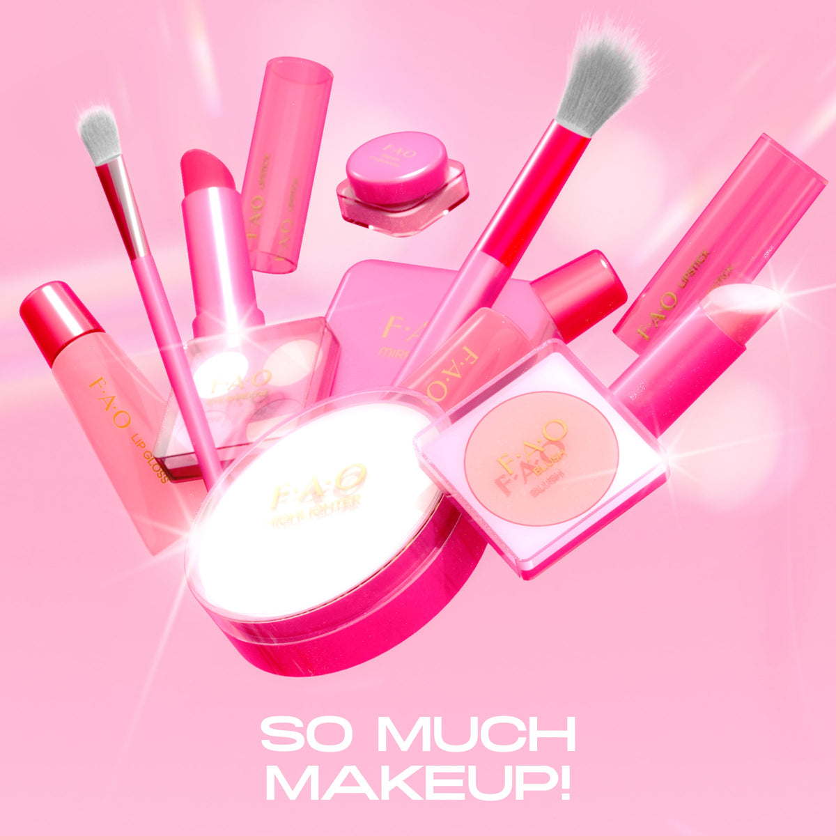 FAO Schwarz - Ultimate Makeup Kit 25-Piece Set - Fashion Activity and Roleplay