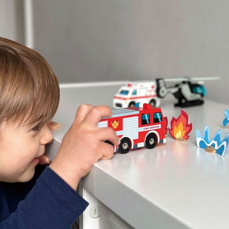 Tender Leaf Toys - Urban Collection of Wooden Vehicle Toys - Preschool
