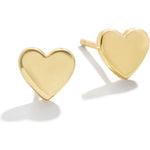 Minibar by BaubleBar - Whole Lotta Heart 18K Gold Kids' Earrings - Gold - Trend Accessories