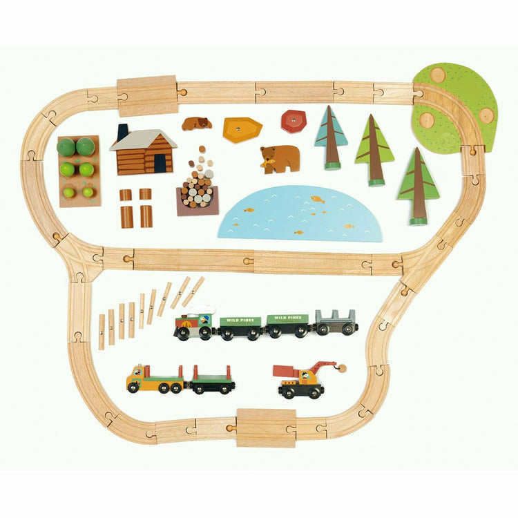 Tender Leaf Toys - Wild Pines Train Set - Preschool
