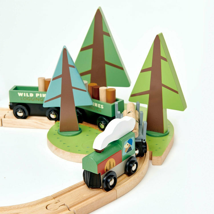 Tender Leaf Toys - Wild Pines Train Set - Preschool