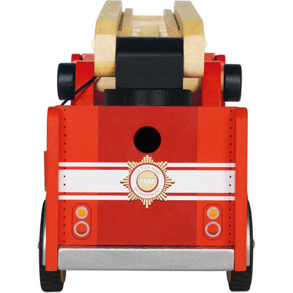 Le Toy Van - Wood Fire Engine with Firefighters - Preschool