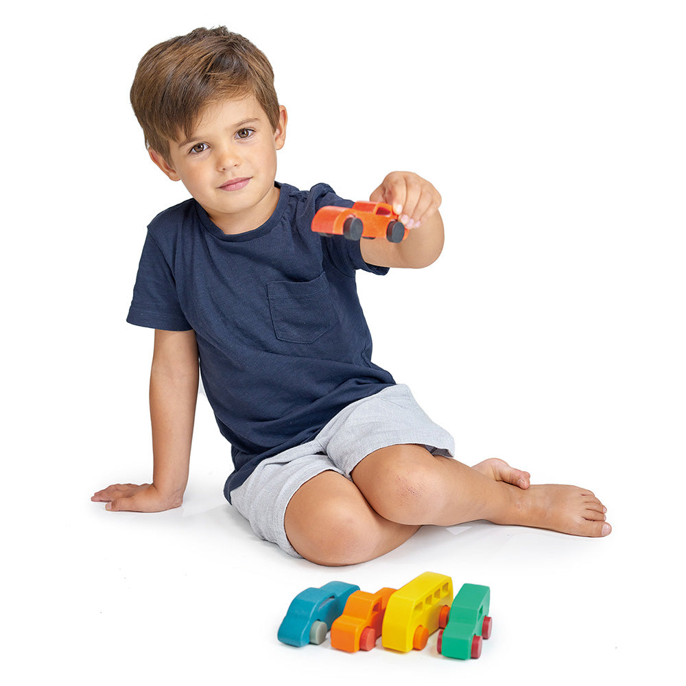 Mentari - Wood Vehicles Bundle - Preschool