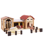 Le Toy Van - Wooden Farmyard Stables - Preschool