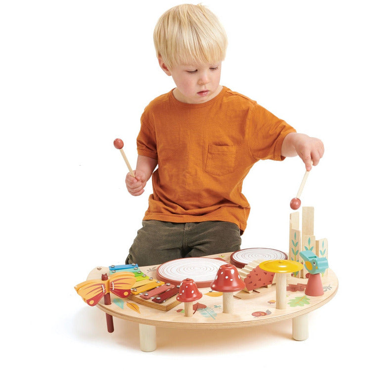 Tender Leaf Toys - Wooden Musical Table Activity Toy - Preschool