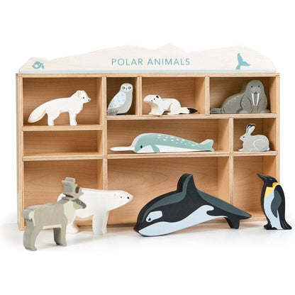 Tender Leaf Toys - Wooden Polar Animals Set - Preschool