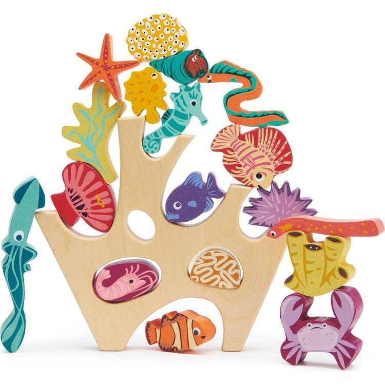 Tender Leaf Toys - Wooden Stacking Coral Reef - Infants