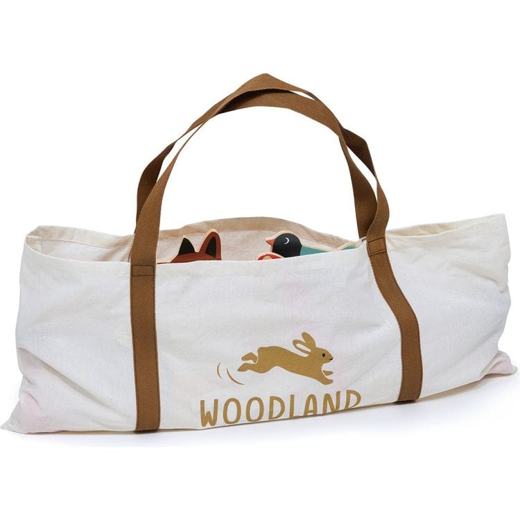 Tender Leaf Toys - Woodland Animals Indoor Croquet Set - Preschool