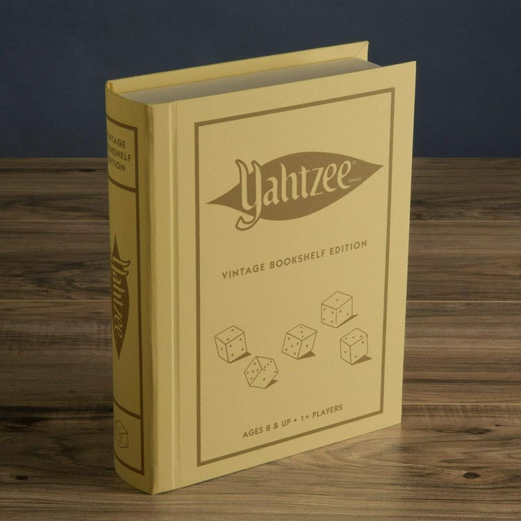 WS Game Company - Yahtzee Vintage Bookshelf Edition - Games